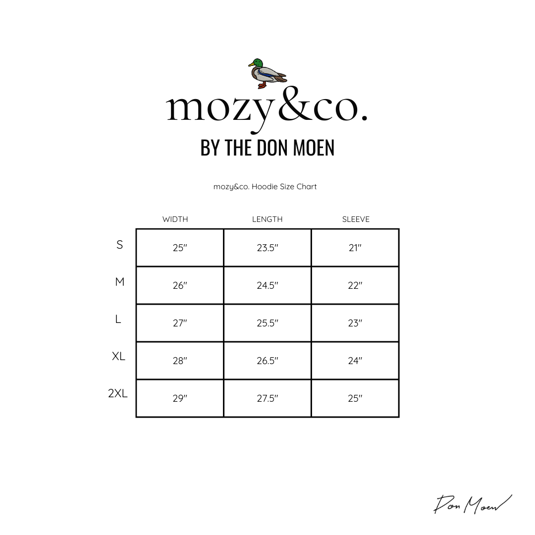 mozy&co. "Classic" Hoodie in Black