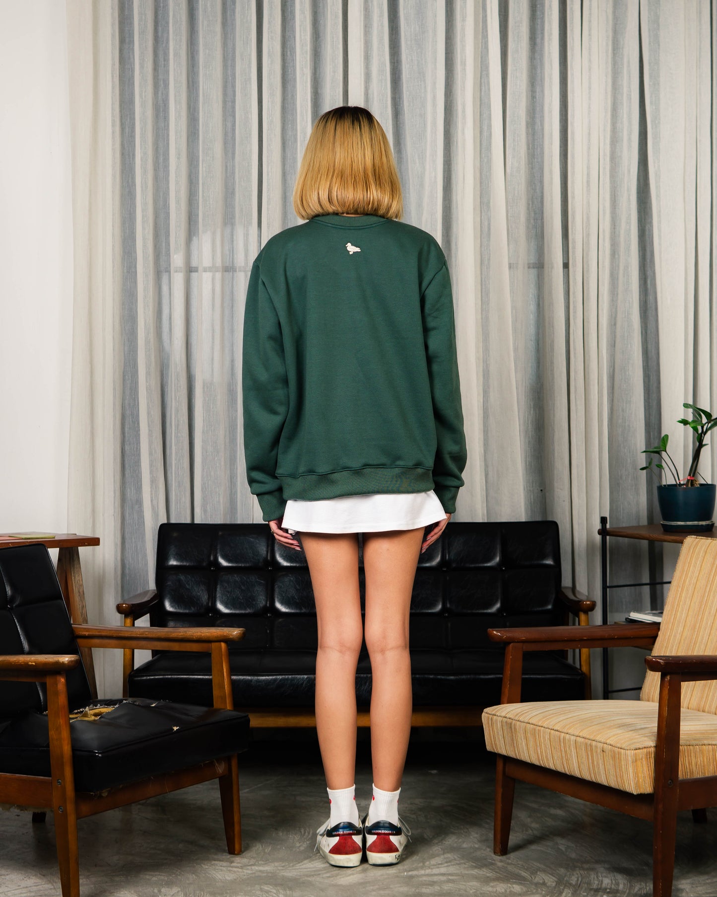 mozy&co. "Still Weather" Pullover in Evergreen
