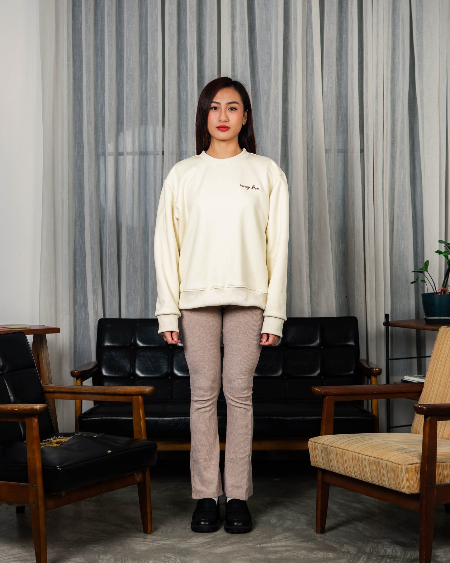 mozy&co. "Still Weather" Pullover in Cream