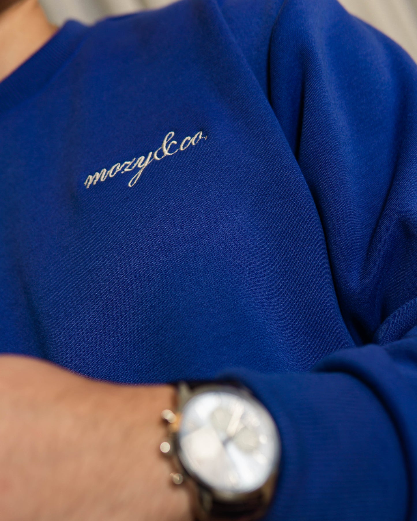 mozy&co. "Still Weather" Pullover in Blue