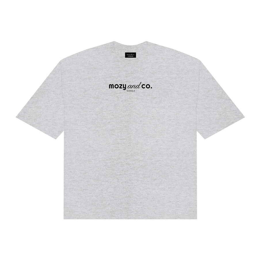mozy&co. "Sporty & Rich" Tee in Gray