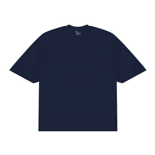 mozy&co. "Sporty & Rich" Tee in Navy Blue
