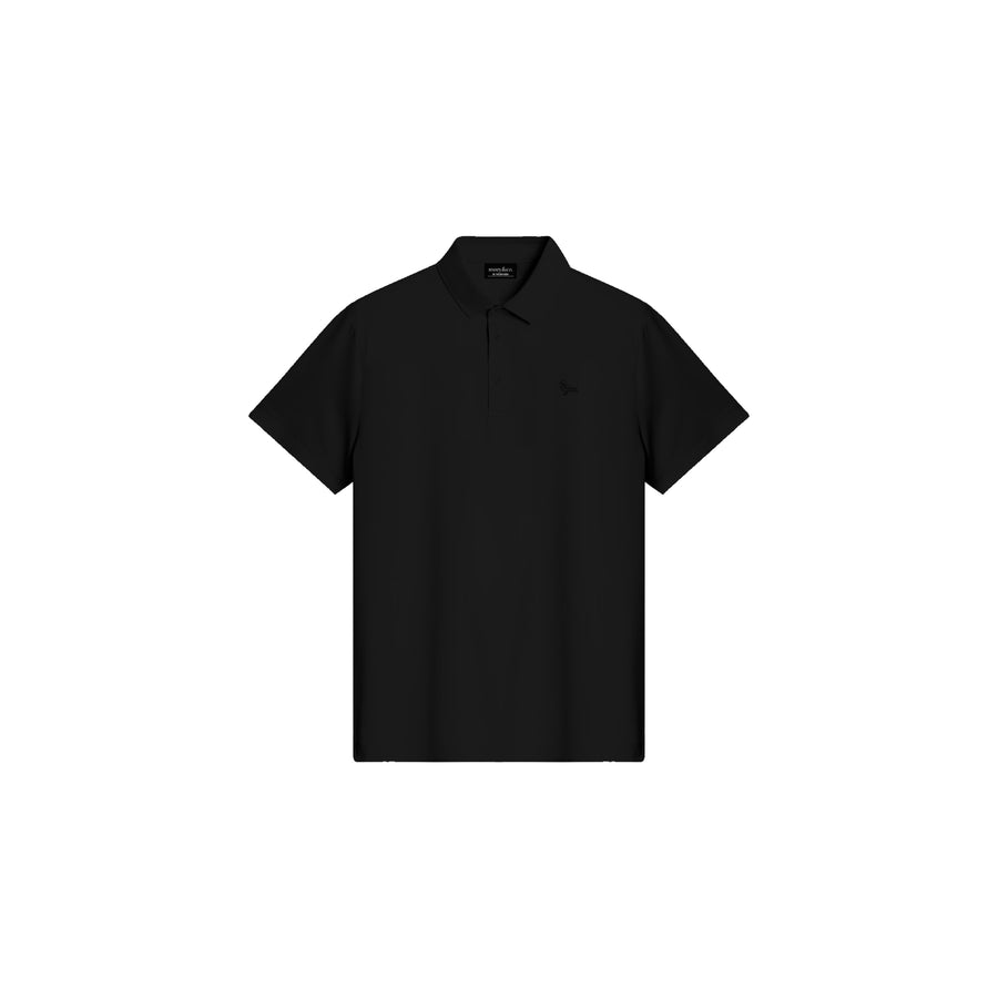 mozy&co. "Fairway" Polo Shirt in Jet Black