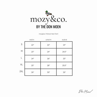 mozy&co. "Still Weather" Pullover in Evergreen