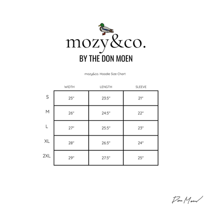 mozy&co. "Classic" Hoodie in Black