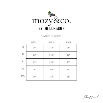 mozy&co. "Classic" Hoodie in White