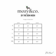 mozy&co. "Threads" Tee in White with White Thread