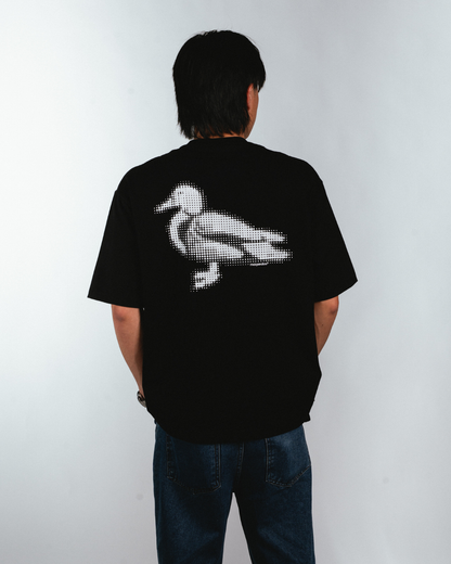 Dotwork Tee in Jet Black