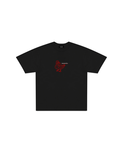 mozyandco. "Frame" Tee in Jet Black