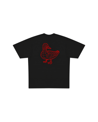 mozyandco. "Frame" Tee in Jet Black