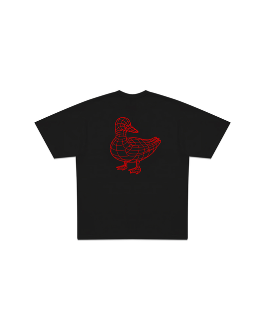 mozyandco. "Frame" Tee in Jet Black