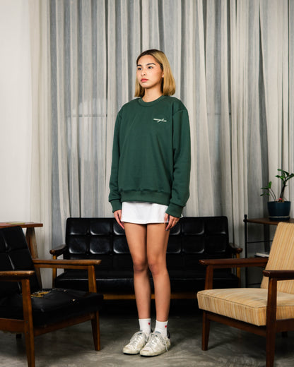 mozy&co. "Still Weather" Pullover in Evergreen