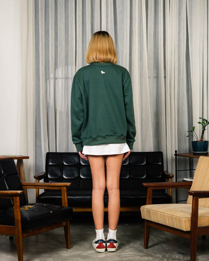 mozy&co. "Still Weather" Pullover in Evergreen