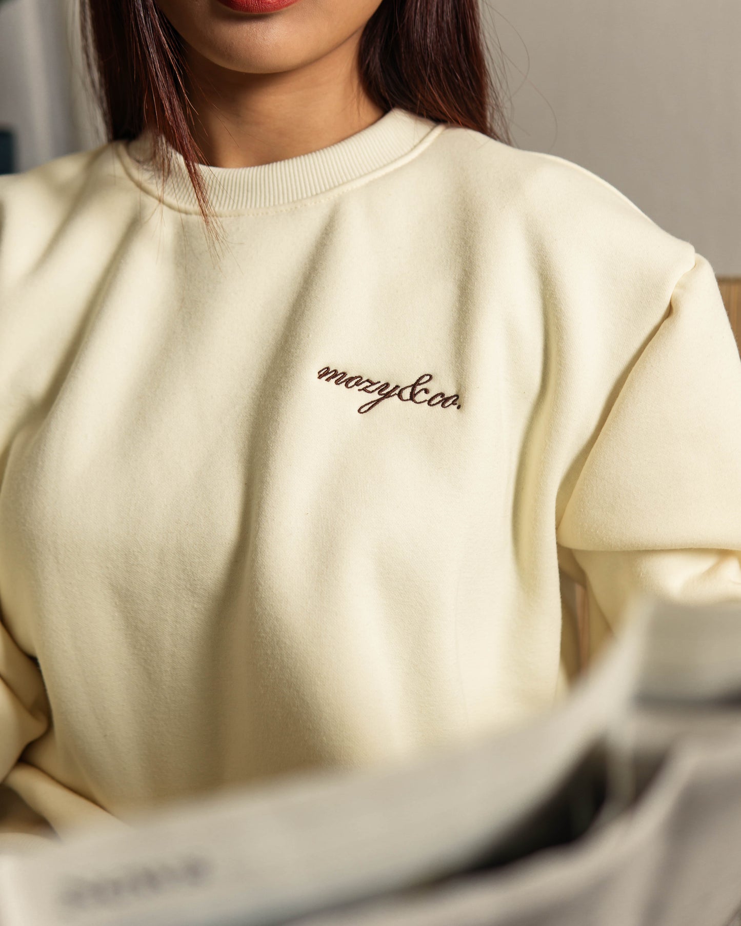 mozy&co. "Still Weather" Pullover in Cream