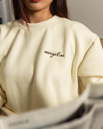 mozy&co. "Still Weather" Pullover in Cream