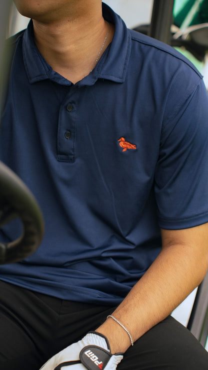 mozy&co. "Fairway" Polo Shirt in Navy Blue