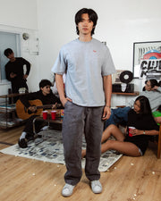 Outline Tee in Sporty Gray