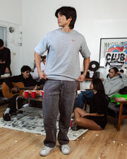 Outline Tee in Sporty Gray