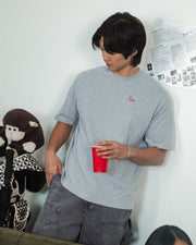 Outline Tee in Sporty Gray