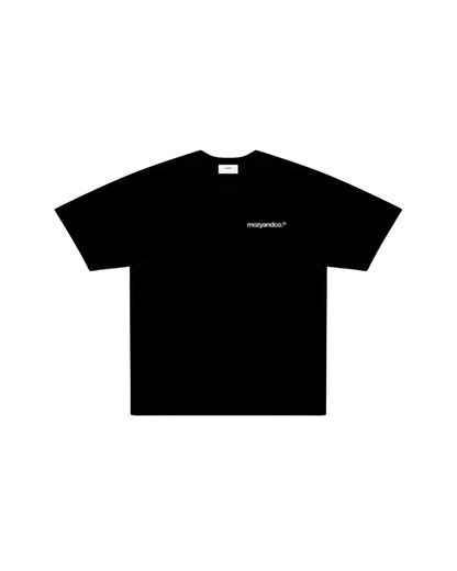 Dotwork Tee in Jet Black