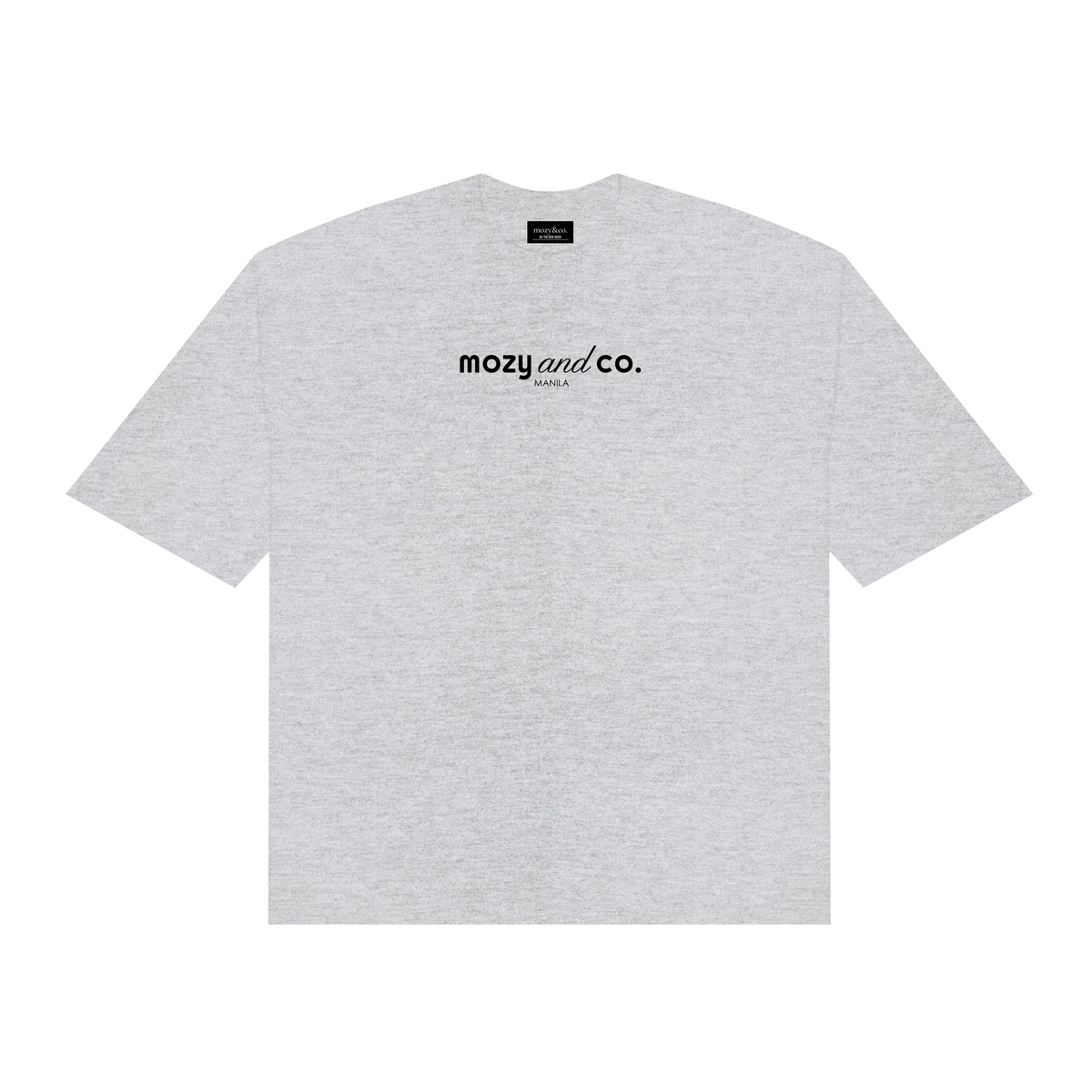 mozy&co. "Sporty & Rich" Tee in Gray