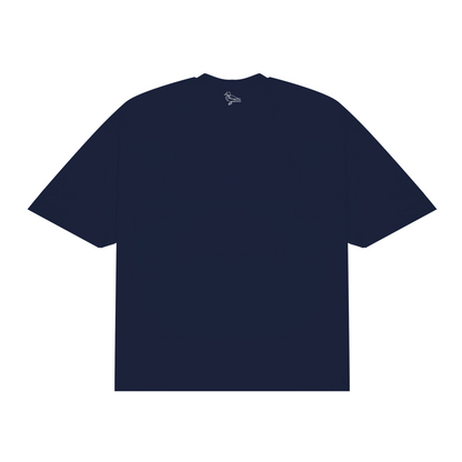 mozy&co. "Sporty & Rich" Tee in Navy Blue