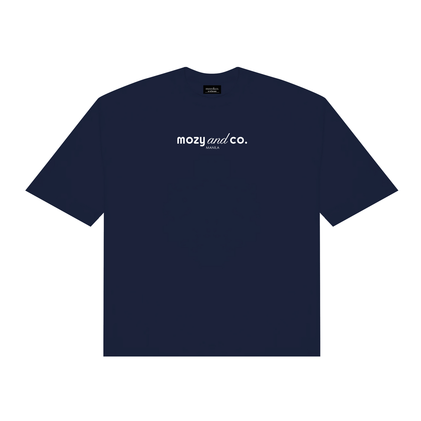 mozy&co. "Sporty & Rich" Tee in Navy Blue
