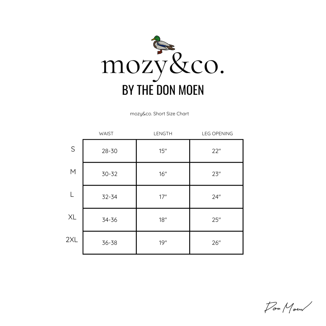 mozy&co. "Classic" Shorts in White