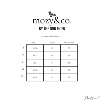 mozy&co. "Classic" Shorts in Black